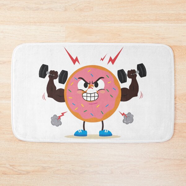 Item preview, Angry Gym Donut Character designed and sold by BetweenForms.