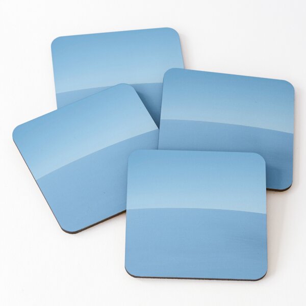 Item preview, Minimalist Sky Blue Desert | Soft Azure Sand Dunes Digital Art designed and sold by Midnight Veil Designs.
