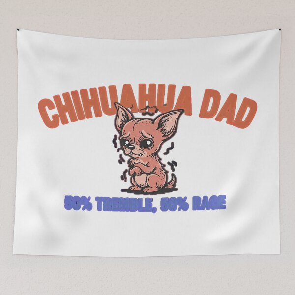 Item preview, Funny Chihuahua Dog Mom 50% Rage Retro Shirt designed and sold by mo-carnival.