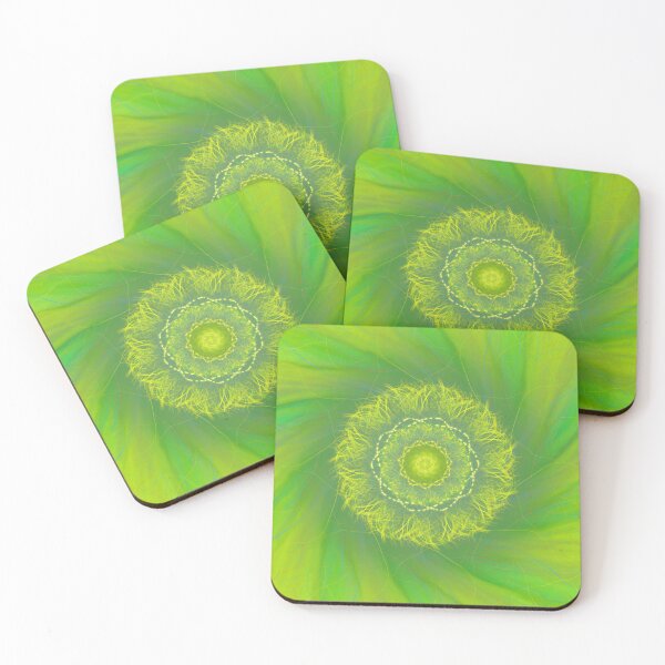 Item preview, Neon Fractal Bloom - Luminous Green Abstract designed and sold by EsmArtUniverse.