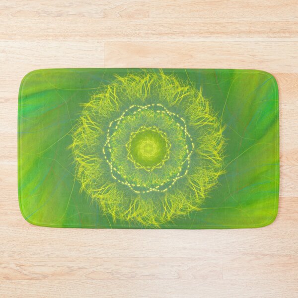 Item preview, Neon Fractal Bloom - Luminous Green Abstract designed and sold by EsmArtUniverse.