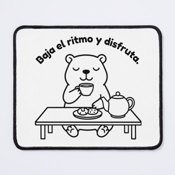 Item preview, Spanish Mindfulness Capibara – Simple Minimalist Design designed and sold by PAPIRO SIGLO XXI.