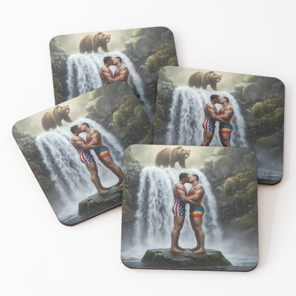 Item preview, Hugging it Out designed and sold by Black Rainbow Studios.