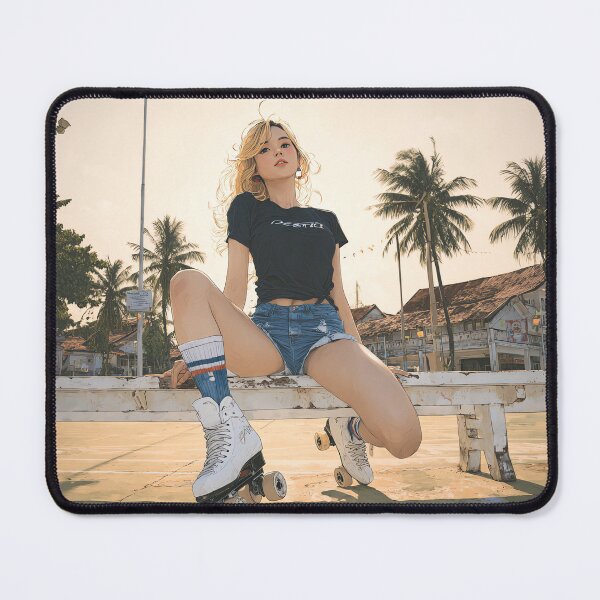 Item preview, Summer Roller Skating Girl designed and sold by Banal25.
