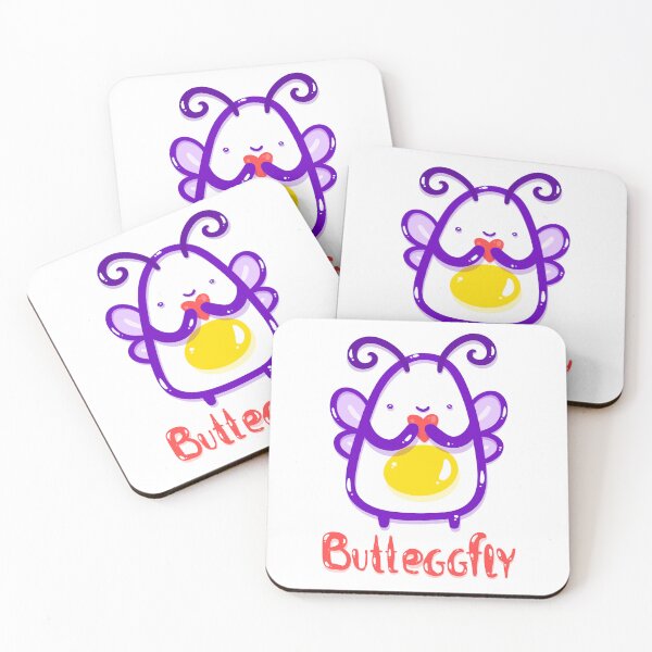 Item preview, Eggously Butteggfly | Cute Kawaii Purple Butterfly designed and sold by eggously.