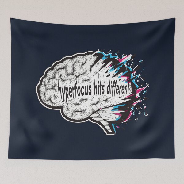 Item preview, Hyperfocus Hits Different Until It Disappears designed and sold by ismailouadoch.