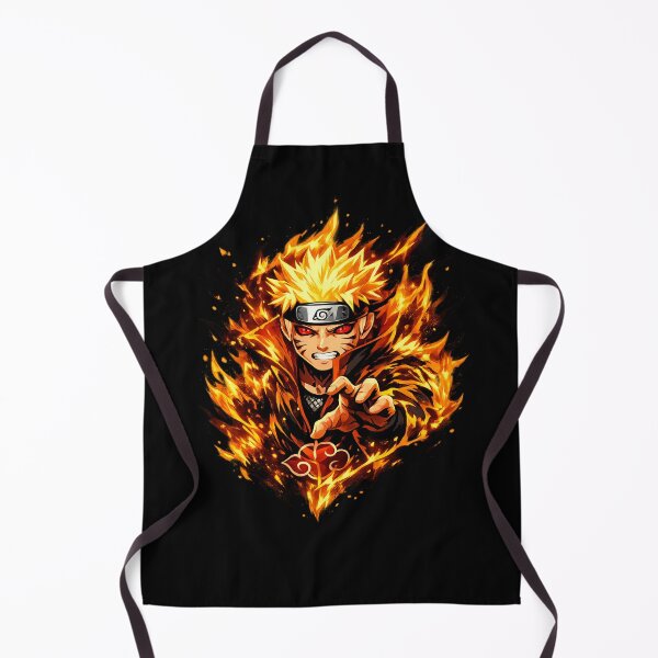 Item preview, Naruto Uzumaki – Nine-Tails Chakra Mode Anime T-Shirt Design designed and sold by stickyverselab.