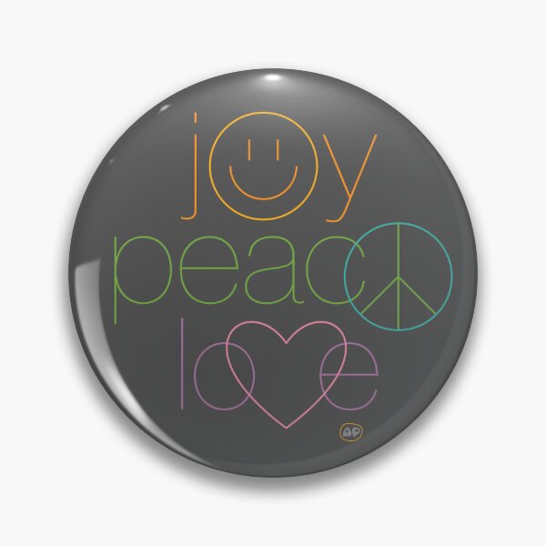Item preview, Joy-Peace-Love Extra Thin designed and sold by AuntPookie.