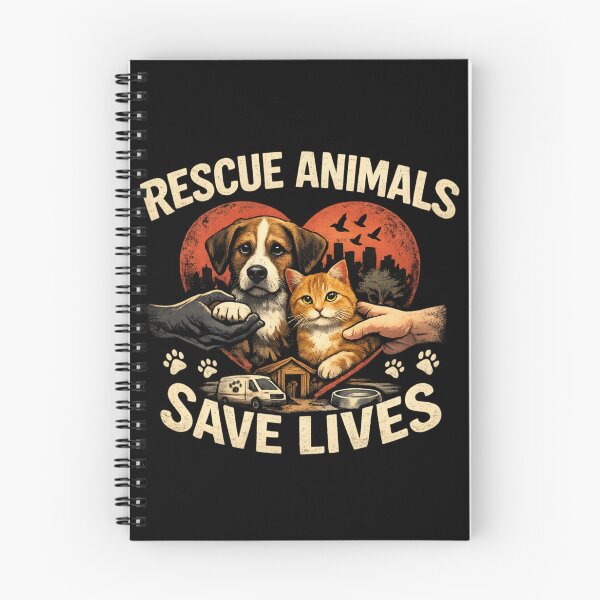 Item preview, Rescue Animals - Save Lives Vintage Pet Adoption designed and sold by SidTastic .