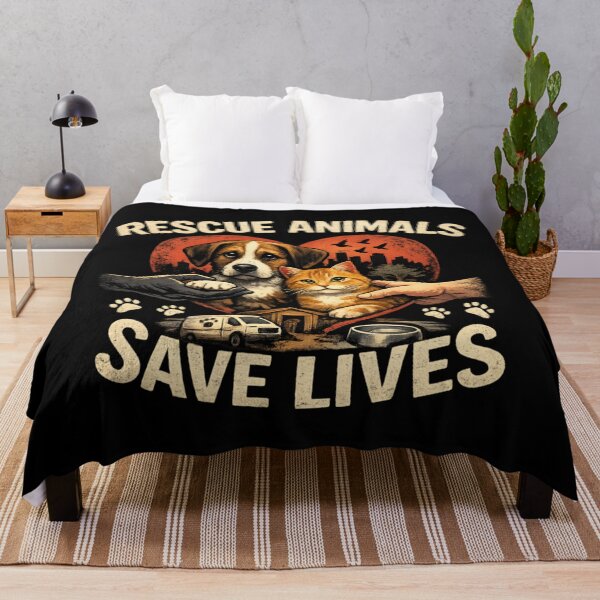 Item preview, Rescue Animals - Save Lives Vintage Pet Adoption designed and sold by SidTastic .