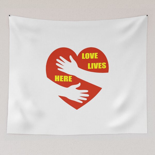 Item preview, Love lives here. designed and sold by GraphicStyleX.