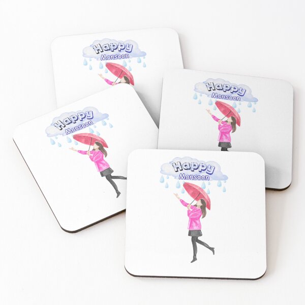 Item preview, Happy Monsoon Watercolor Rain Girl designed and sold by Prajverse19.