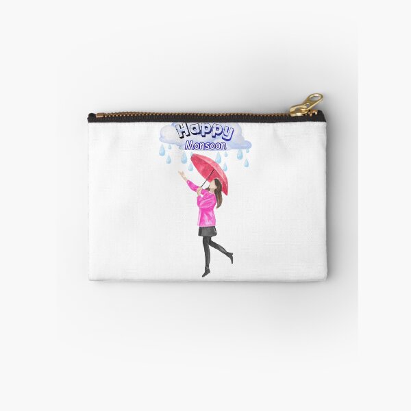 Item preview, Happy Monsoon Watercolor Rain Girl designed and sold by Prajverse19.