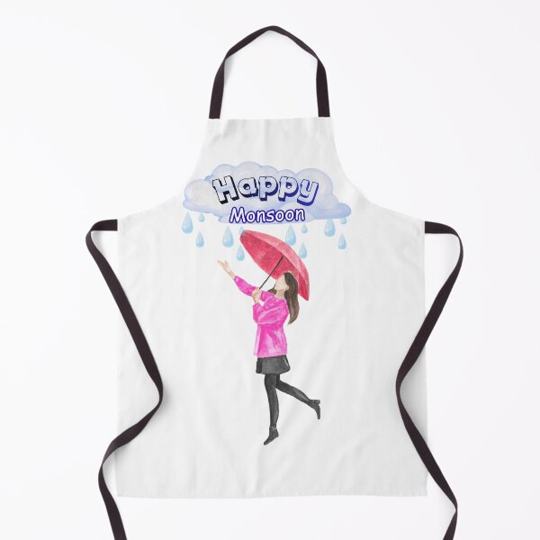 Item preview, Happy Monsoon Watercolor Rain Girl designed and sold by Prajverse19.