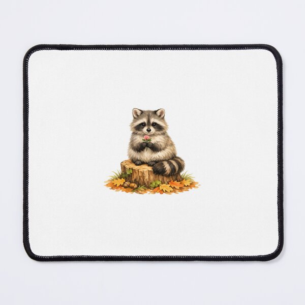Item preview, Raccoon Atop a Tree Stump designed and sold by Subina.