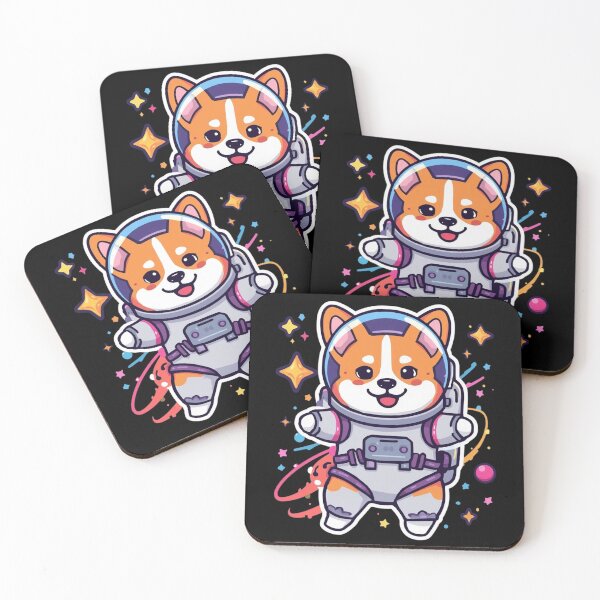 Item preview, Cute Space Corgi Galaxy Adventure Cartoon Design designed and sold by M&M Lifestyle Hub.