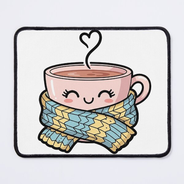 Item preview, Cozy Coffee Mug Cute Minimal Winter Illustration designed and sold by Osmose-Studio ⭐⭐⭐⭐⭐.