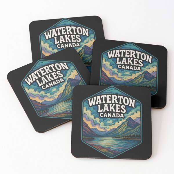 Item preview, Waterton Lakes National Park Trippy Travel designed and sold by TomFrontierArt.
