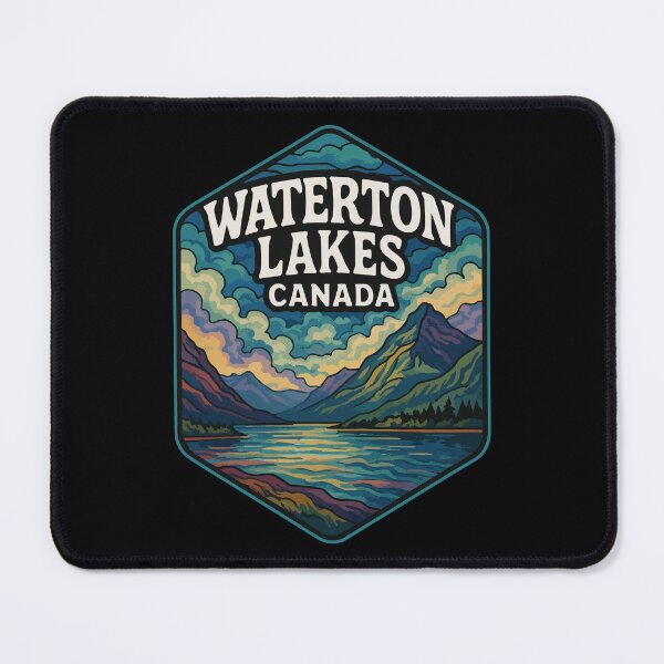 Item preview, Waterton Lakes National Park Trippy Travel designed and sold by TomFrontierArt.