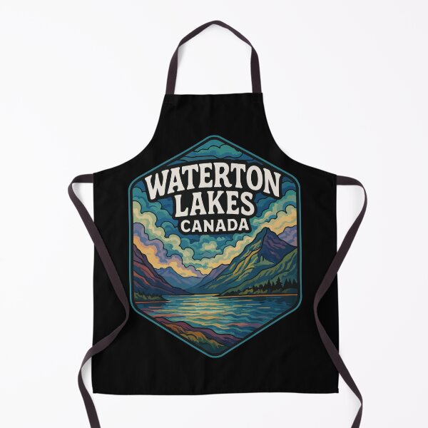 Item preview, Waterton Lakes National Park Trippy Travel designed and sold by TomFrontierArt.