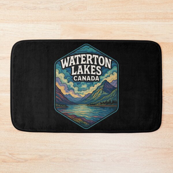 Item preview, Waterton Lakes National Park Trippy Travel designed and sold by TomFrontierArt.