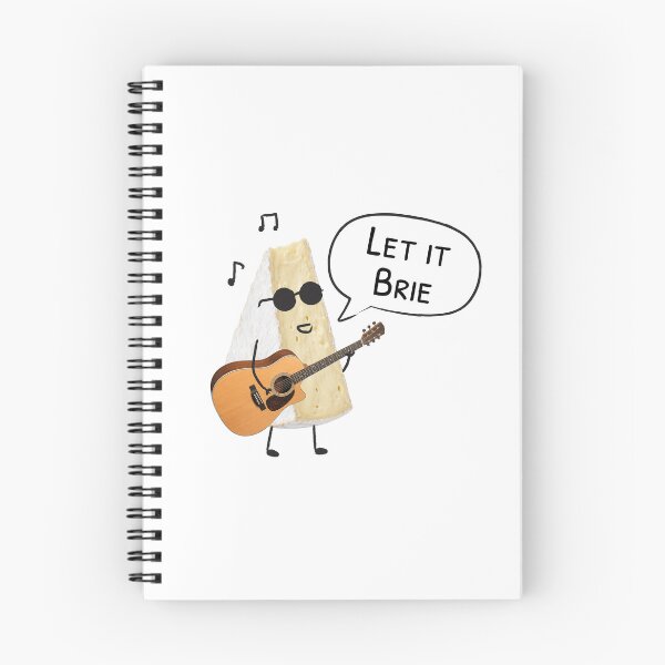 Item preview, Let It Brie: Guitar Cheese Pun designed and sold by techkitchensink.