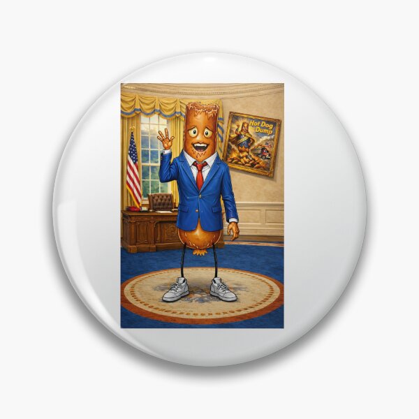 Item preview, Hot Dog in the Oval Office designed and sold by Lost Dream Art.