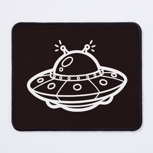 Item preview, Cute Retro UFO Spaceship Illustration designed and sold by ArtPer-design.