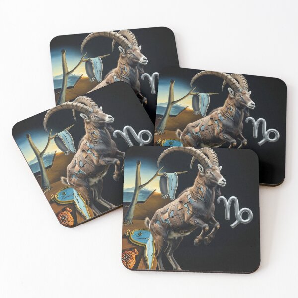 Item preview, Capricorn Surreal Goat – Zodiac Dream Inspired by Dalí designed and sold by etermagico.