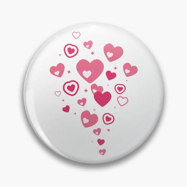 Item preview, Pink heart shower with many small hearts designed and sold by Kreativa1.