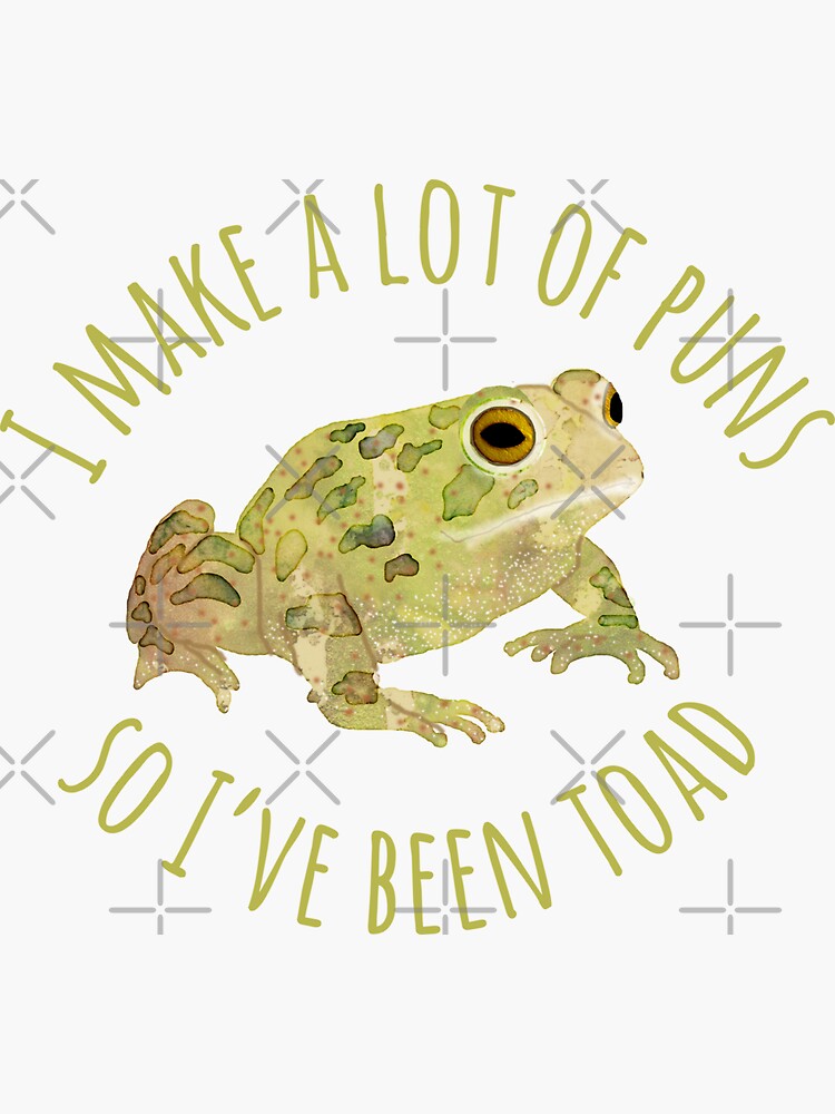 Toad Pun | Sticker