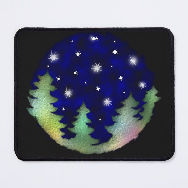 Item preview, Nighttime forest with starry sky designed and sold by creaphyl28.