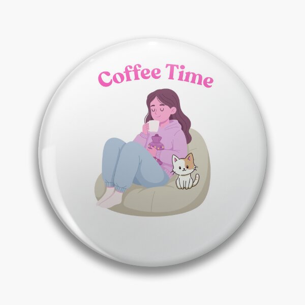 Item preview, Cozy Coffee Time with Cute Cat designed and sold by Prajverse19.