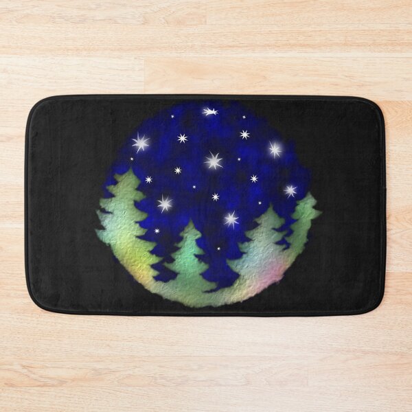 Item preview, Nighttime forest with starry sky designed and sold by creaphyl28.