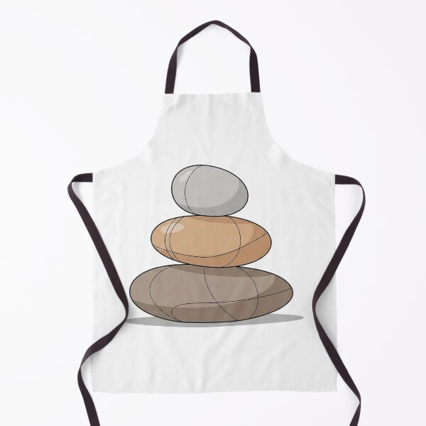 Item preview, Zen Stacking Stones Minimal Balanced Rock Illustration designed and sold by Osmose-Studio.