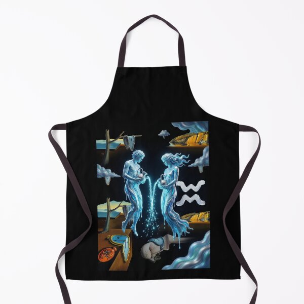 Item preview, Aquarius Surreal Totem – Zodiac Dream Inspired by Dalí designed and sold by etermagico.