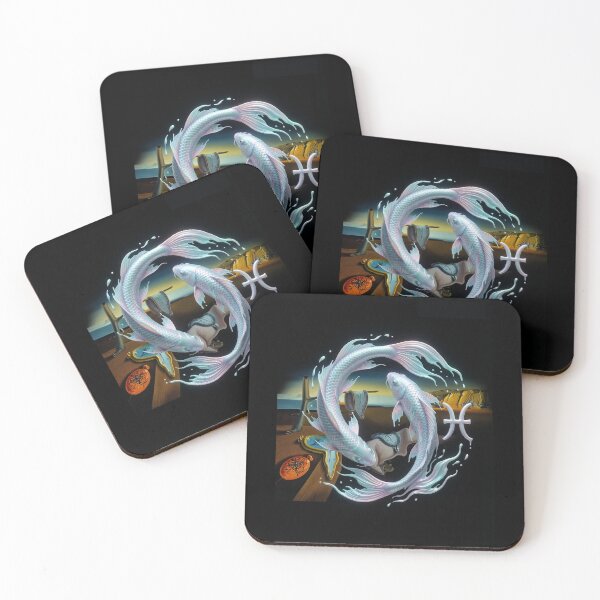 Item preview, Pisces Surreal Totem – Zodiac Dream Inspired by Dalí designed and sold by etermagico.