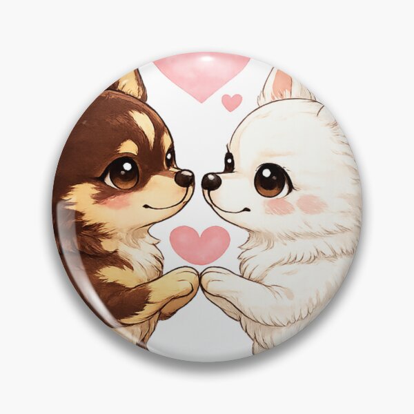 Item preview, Chocolate Tan and White Chihuahua Love designed and sold by RinaWorksJP.