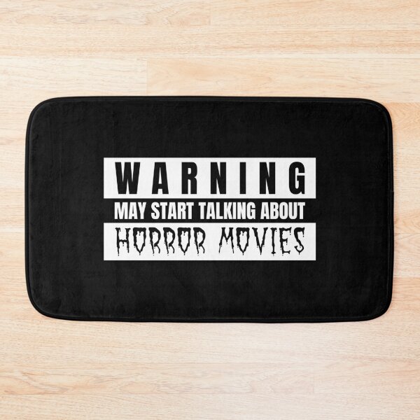 Item preview, Warning May Start Talking About Horror Movies designed and sold by TeePartyHost.