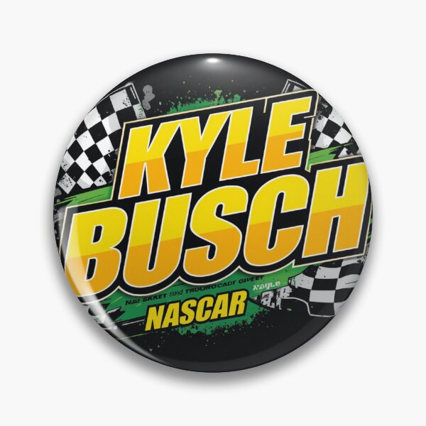 Item preview, Kyle Busch NASCAR Racing Graphic | Vintage Motorsport Typography Design designed and sold by Vvmd.