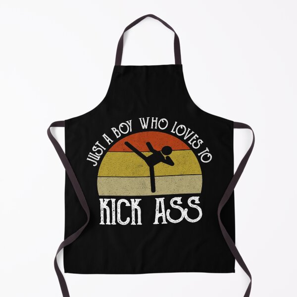 Item preview, Just A Boy Who Loves To Kick Ass designed and sold by Cat Lady Designs.