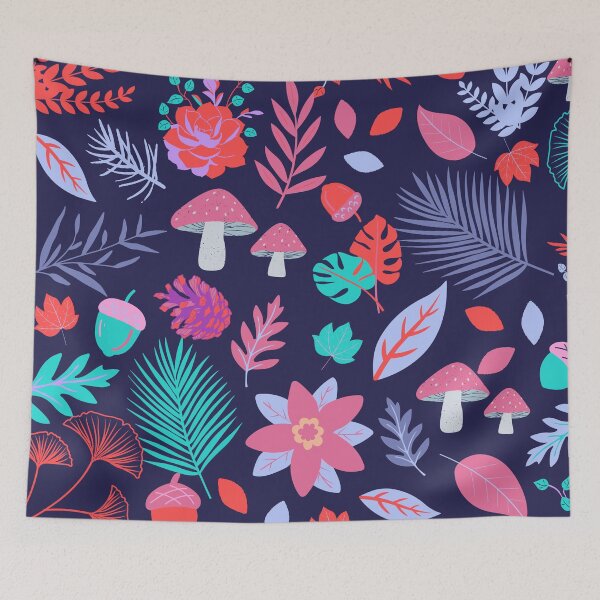 Item preview, Neon Forest Kind Nature Pattern designed and sold by nyxhra.