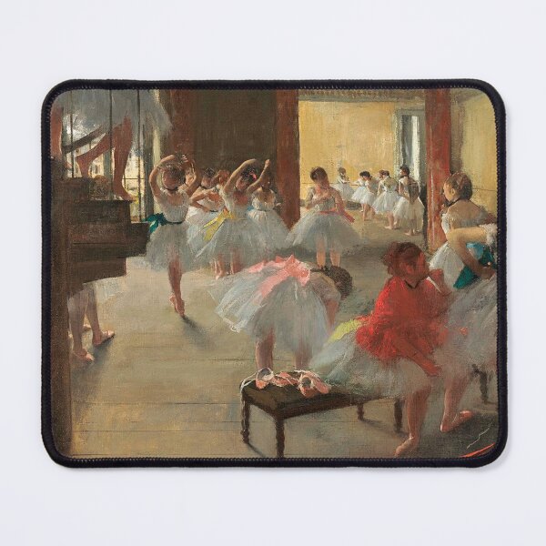 Item preview, Ballet Class by Edgar Degas - Impressionist Ballet Studio Painting for Dance Art Lovers designed and sold by RickE.