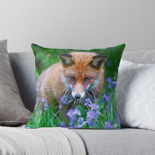 Item preview, Fox Amidst Bluebells designed and sold by AnitaNicholson.