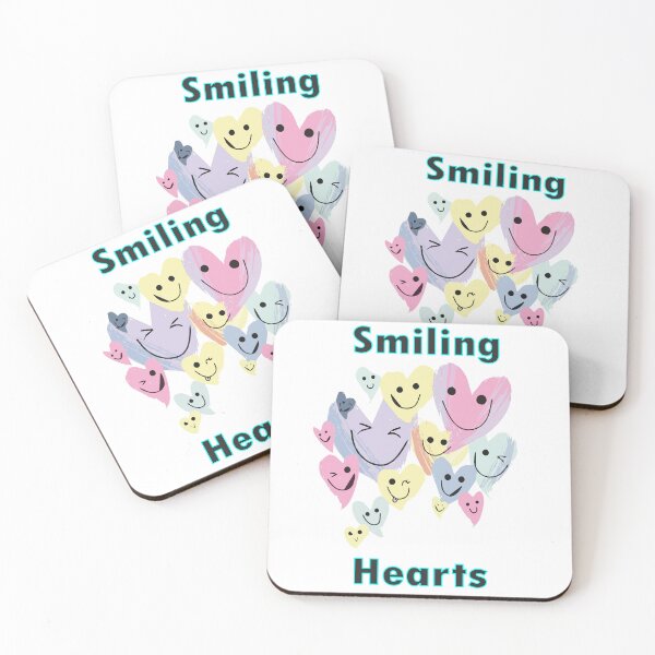 Item preview, Smiling hearts designed and sold by GraphicStyleX.