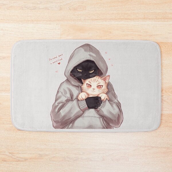 Item preview, Personal Space Is Cancelled Hoodie Cats designed and sold by alvinavery.