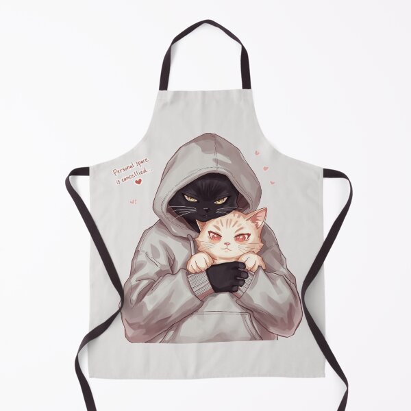 Item preview, Personal Space Is Cancelled Hoodie Cats designed and sold by alvinavery.