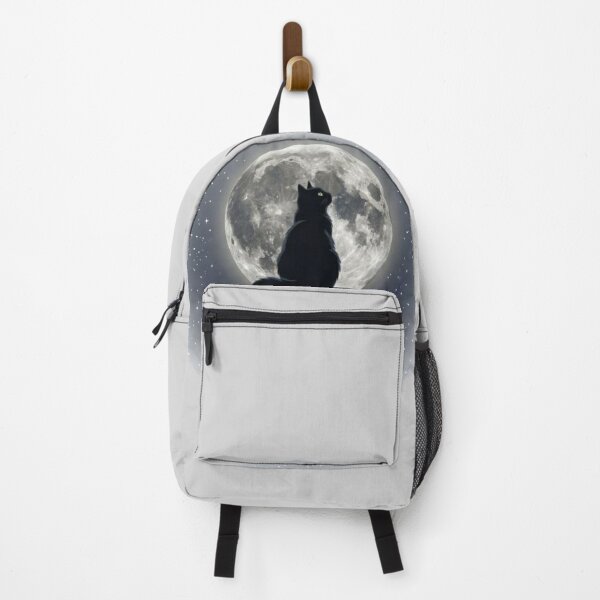 Item preview, To The Moon & Back – Black Cat Moonlight Art designed and sold by BlackCat Vibe.