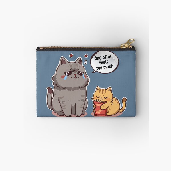 Item preview, One Of Us Feels Too Much Funny Cats designed and sold by alvinavery.