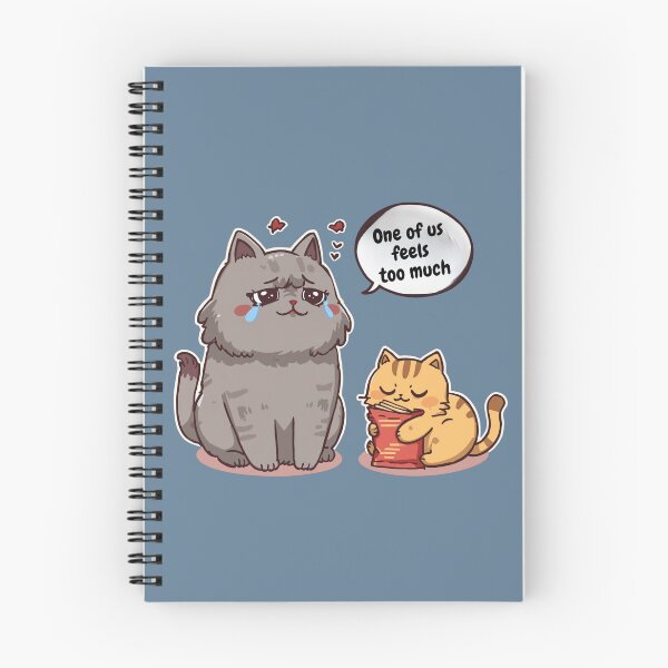 Item preview, One Of Us Feels Too Much Funny Cats designed and sold by alvinavery.